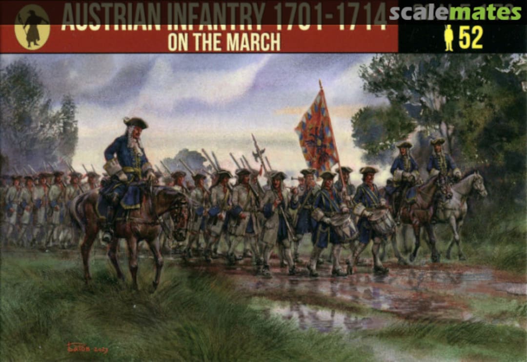 Boxart Austrian Infantry on the march 260 Strelets-R Boxart Austrian Infantry on the march 260 Strelets-R