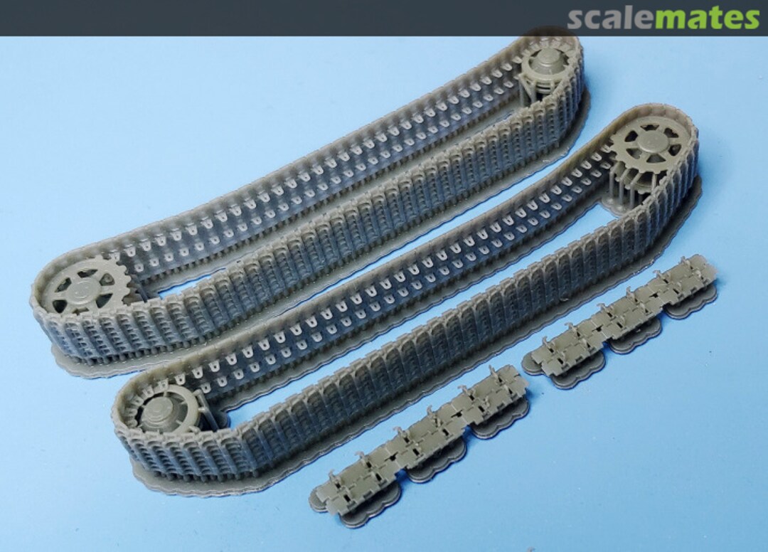 Boxart Panther D tracks and Sprockets/Idler with spare tracks DE72021 Fat Frog Scale Models