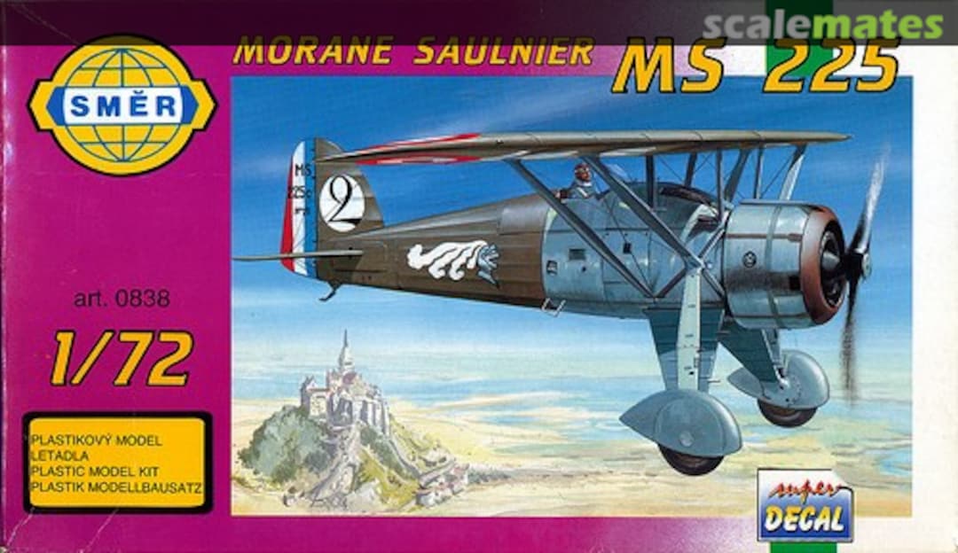 Boxart Morane-Saulnier MS 225 0838 Směr