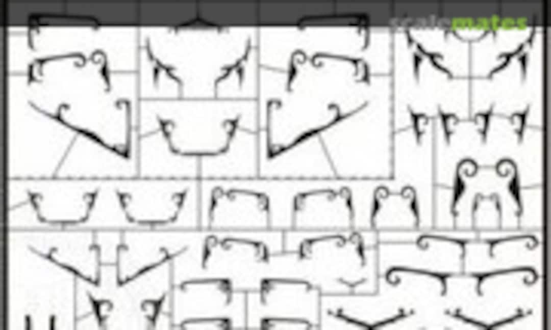 1:100 Metal Stickers for MG Strike Rouge Gundam (Silver) (Easy Decal 4257) 4257