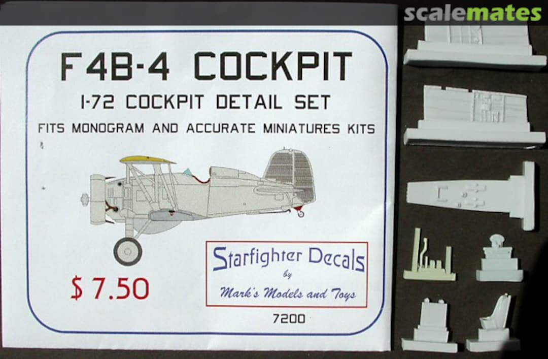 Boxart F4B-4 7200 Starfighter Decals Boxart F4B-4 7200 Starfighter Decals