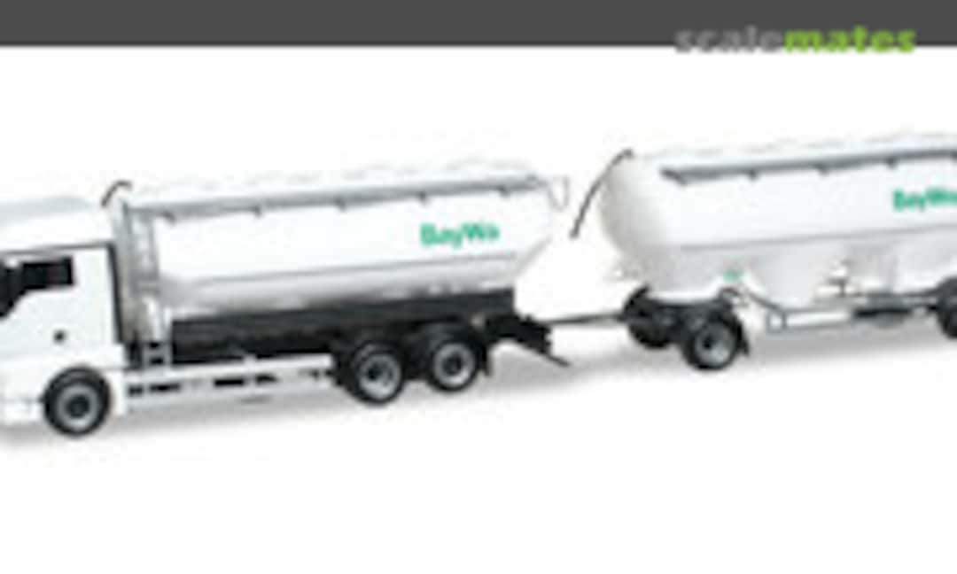 MAN TGX XLX Euro 6 Eutersilo-Hängerzug &quot;Baywa&quot; (Herpa 304573)