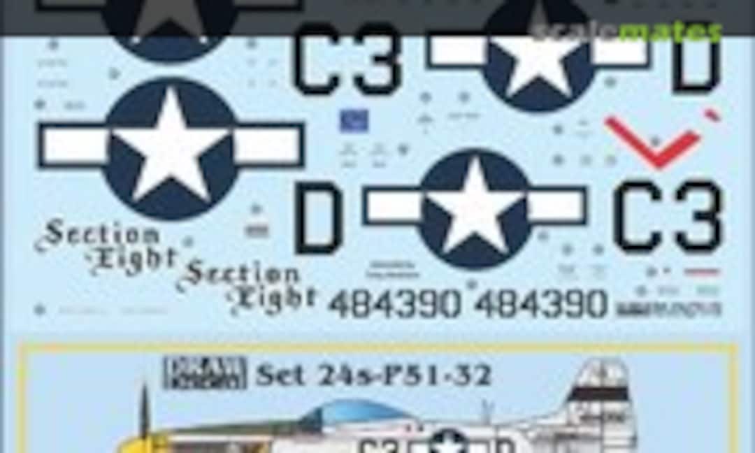 1:24 P-51D "Section Eight" (Draw Decal 24-P51-32) 24-P51-32
