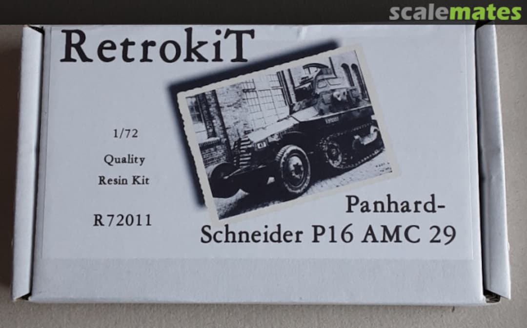 Boxart AMC Schneider P16 modèle 29 R72011 RetrokiT Boxart AMC Schneider P16 modèle 29 R72011 RetrokiT