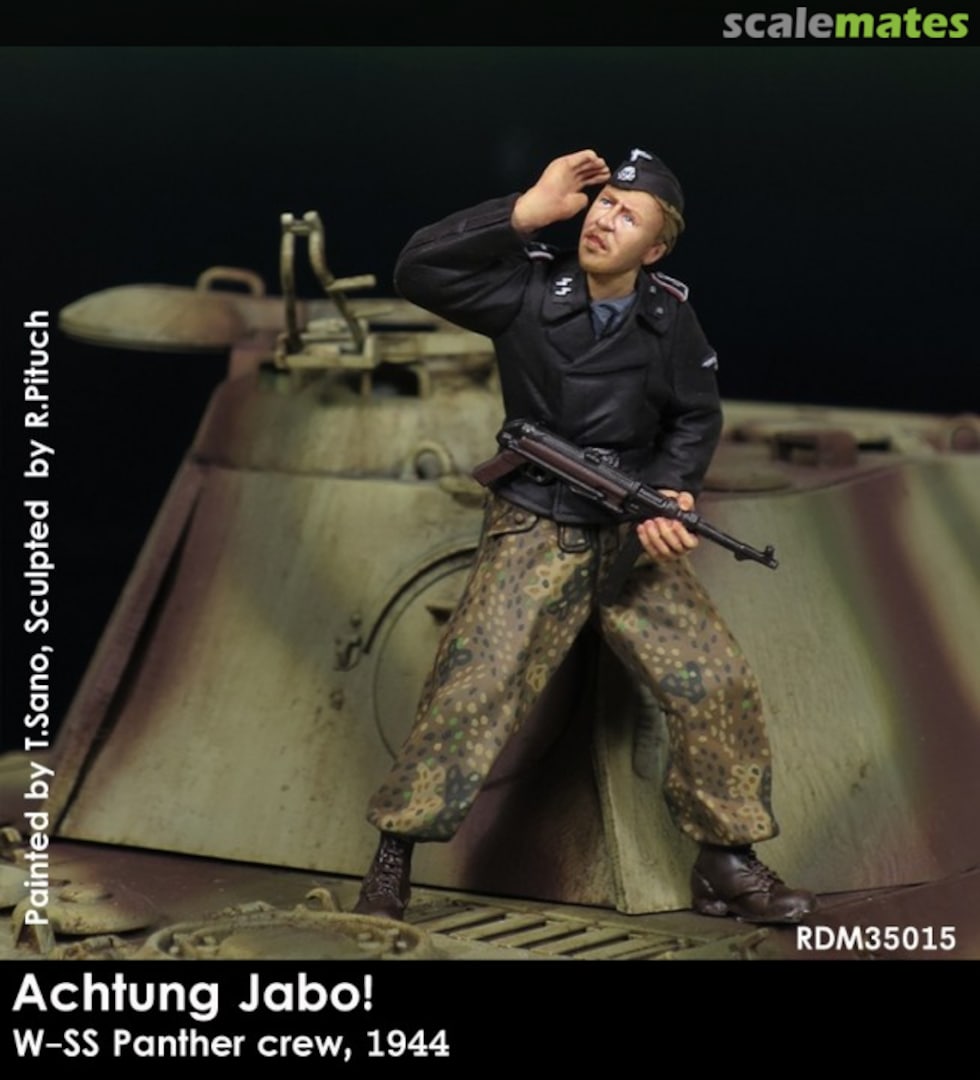 Boxart ACHTUNG JABO! W-SS NCO w/MP40, 1944 RDM35013 Rado Miniatures Boxart ACHTUNG JABO! W-SS NCO w/MP40, 1944 RDM35013 Rado Miniatures