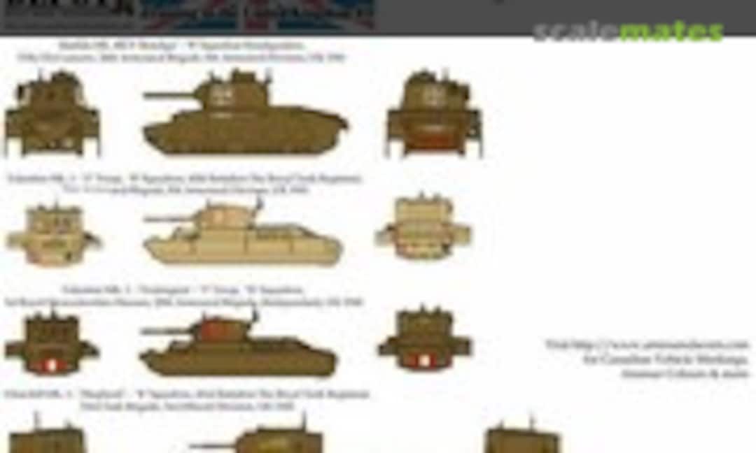 1:35 British Tanks - Training in the United Kingdom #1 (Quartermaster's Depot 35088) 35088