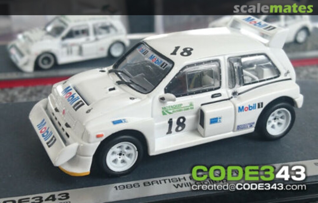 Boxart MG Metro 6R4 "Mobil1"  CODE343