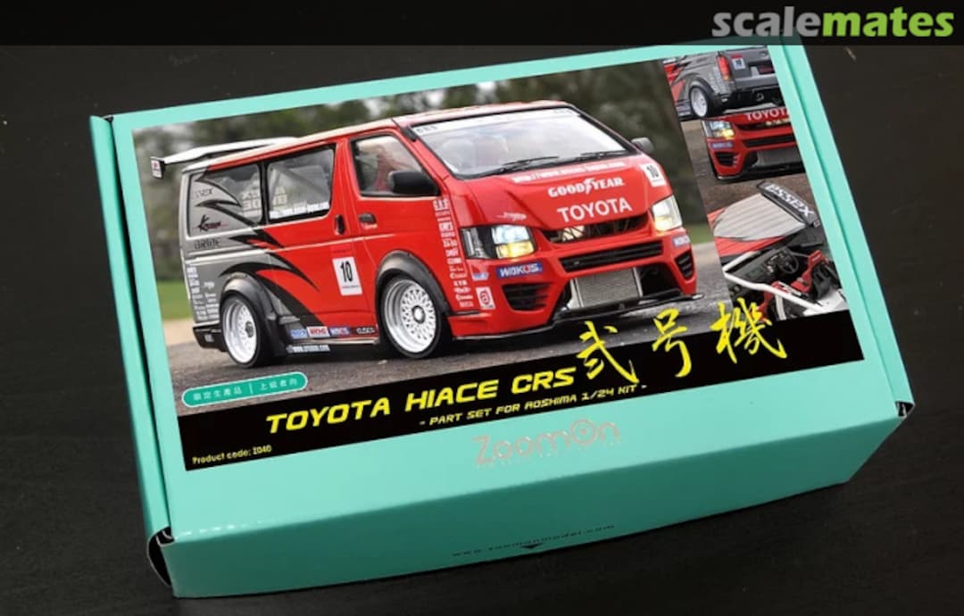 Boxart Z040 Toyota Hiace CRS 弐号機 part set Z040 ZoomOn Boxart Z040 Toyota Hiace CRS 弐号機 part set Z040 ZoomOn