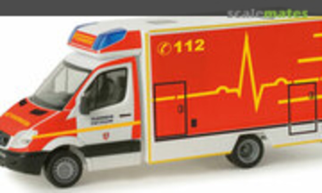 1:87 Mercedes Benz Sprinter RTW Feuerwehr Stolberg (Herpa 048422)