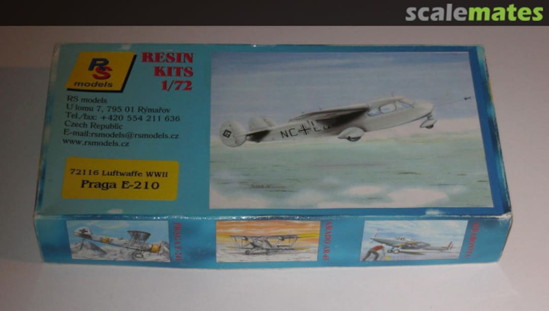 Boxart Praga E-210 72116 RS Models Boxart Praga E-210 72116 RS Models