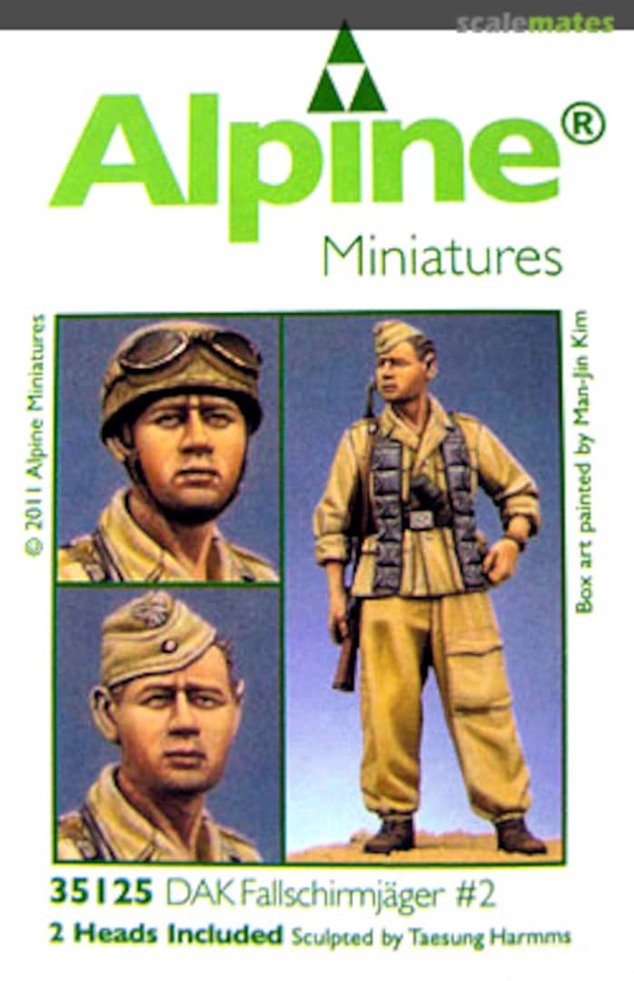 Boxart German DAK Fallschirmjäger #2 35125 Alpine Miniatures Boxart German DAK Fallschirmjäger #2 35125 Alpine Miniatures