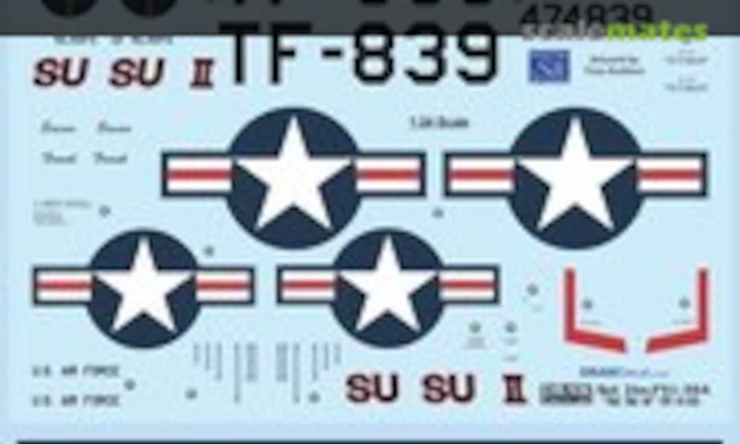 1:24 “Su Su II” TF-51D (Draw Decal 24-P51-39A) 24-P51-39A