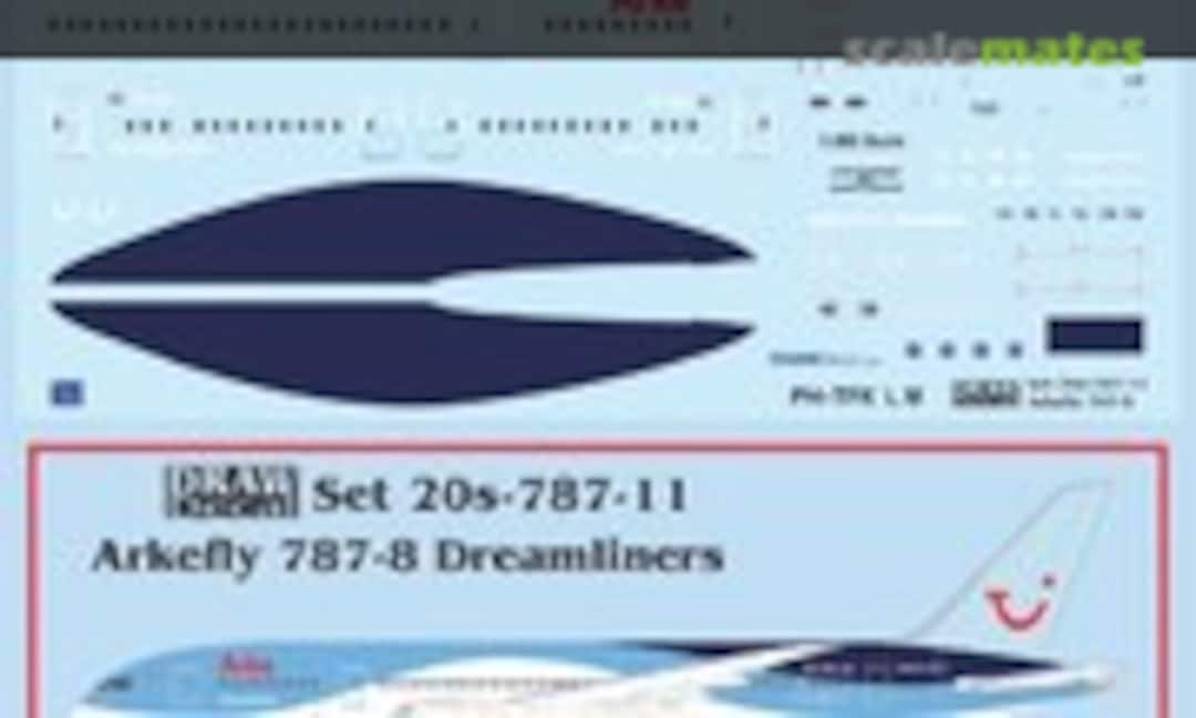 1:200 Arke 787 Dreamliners (Draw Decal 20-787-11) 20-787-11