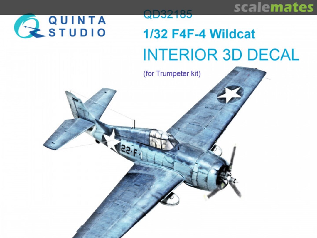 Boxart F4F-4 Wildcat interior 3D decals QD32185 Quinta Studio Boxart F4F-4 Wildcat interior 3D decals QD32185 Quinta Studio