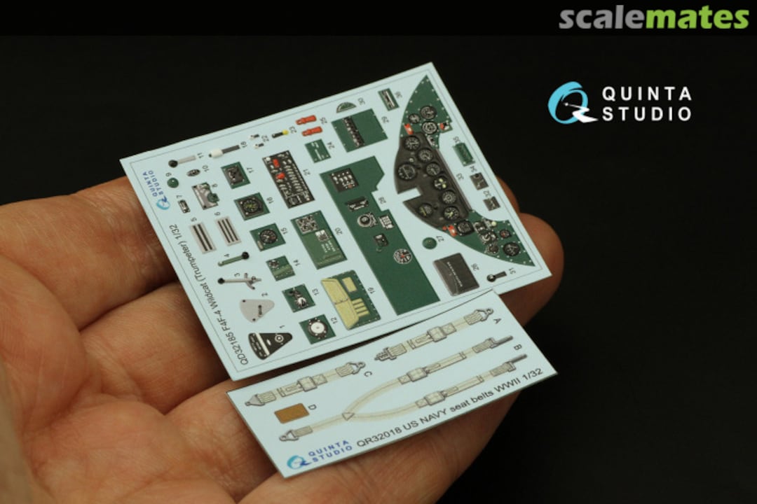 Contents F4F-4 Wildcat interior 3D decals QD32185 Quinta Studio Contents F4F-4 Wildcat interior 3D decals QD32185 Quinta Studio