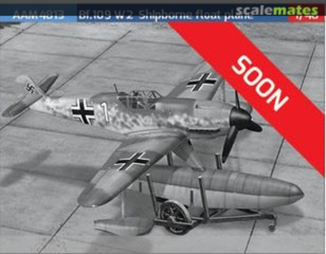 Boxart Bf.109 W2 Shipborne float plane 4813 A&A Models Boxart Bf.109 W2 Shipborne float plane 4813 A&A Models