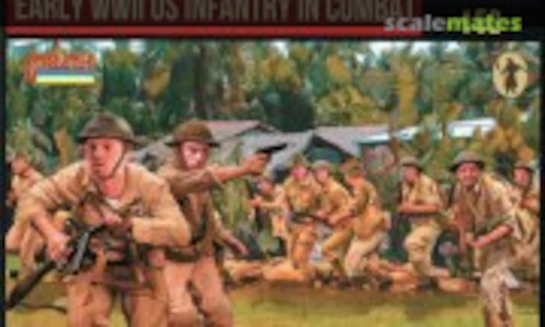 1:72 Early WWII US Infantry in combat (Strelets-R M159) M159