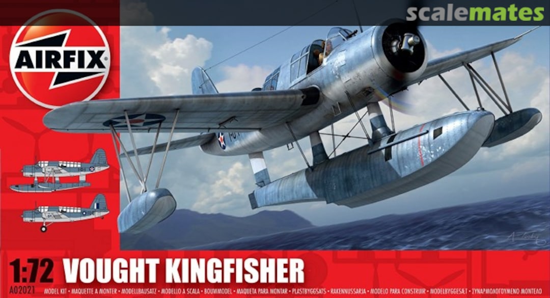 Boxart Vought Kingfisher A02021 Airfix Boxart Vought Kingfisher A02021 Airfix