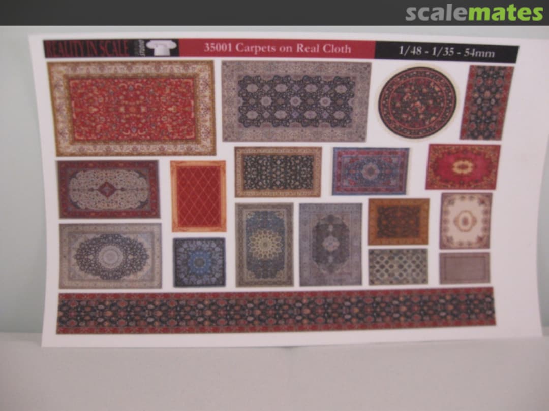 Boxart Carpets on Real Cloth 35001 Reality in Scale Boxart Carpets on Real Cloth 35001 Reality in Scale