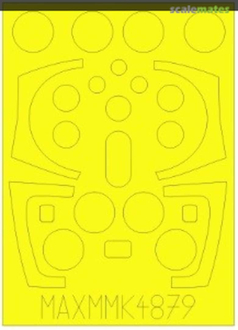 Boxart SAAB 37 Viggen canopy paint mask MMK4879 Maestro Models Boxart SAAB 37 Viggen canopy paint mask MMK4879 Maestro Models