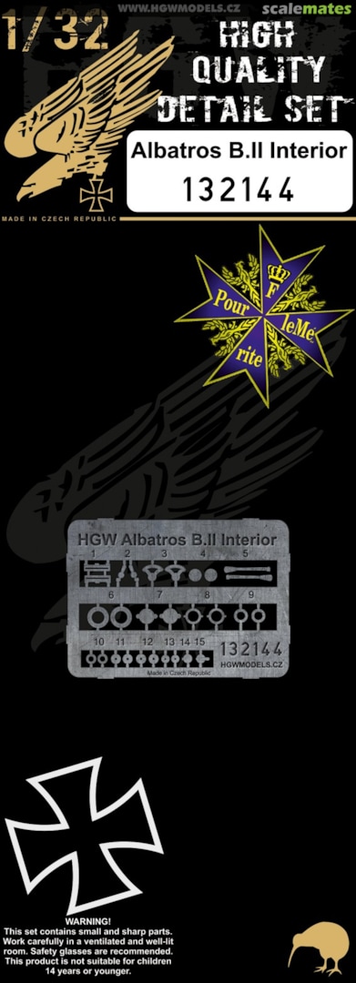 Boxart Albatros B.II - Interior 132144 HGW Models Boxart Albatros B.II - Interior 132144 HGW Models
