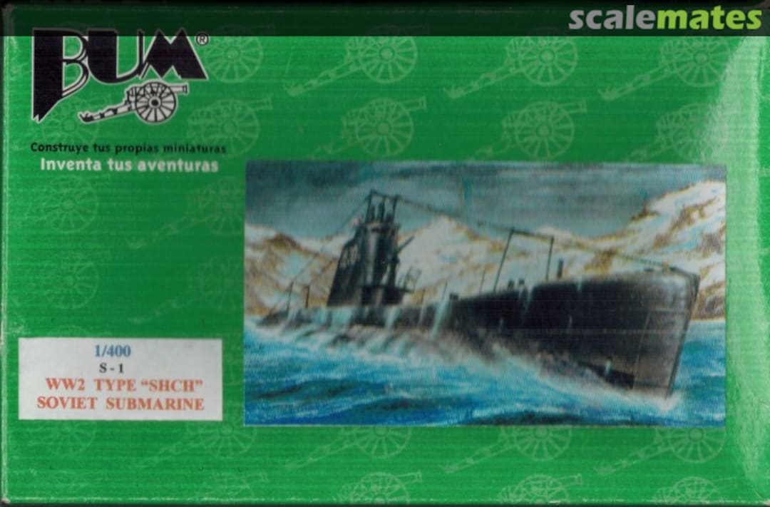 Boxart WW2 Type "SHCH" Soviet Submarine 1400S-1 Bum Boxart WW2 Type "SHCH" Soviet Submarine 1400S-1 Bum