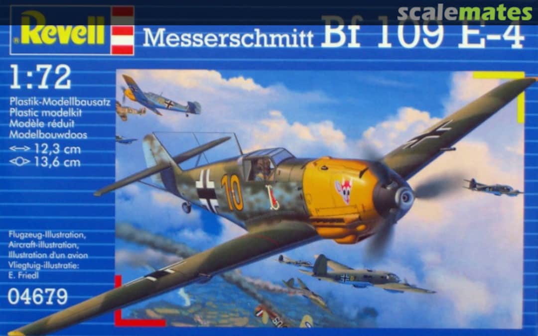 Boxart Messerschmitt Bf 109E-4 04679 Revell Boxart Messerschmitt Bf 109E-4 04679 Revell
