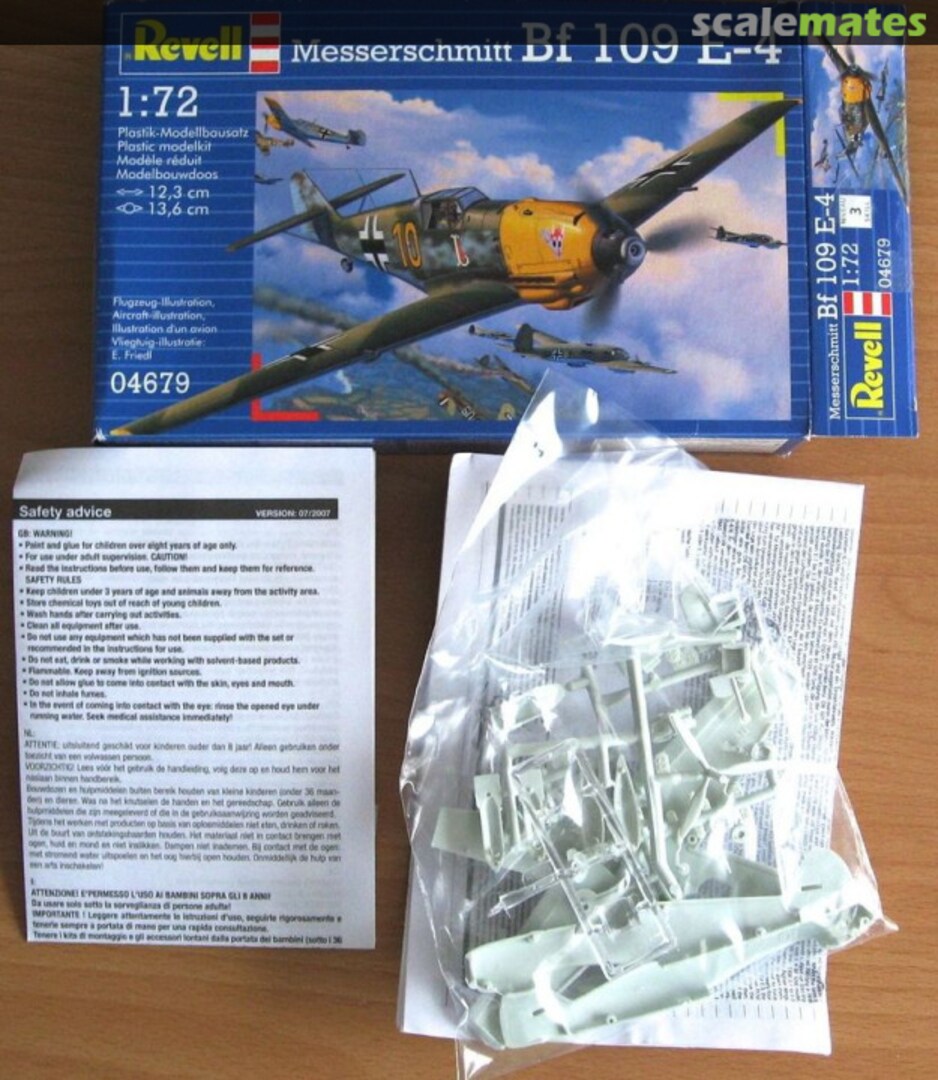 Contents Messerschmitt Bf 109E-4 04679 Revell Contents Messerschmitt Bf 109E-4 04679 Revell