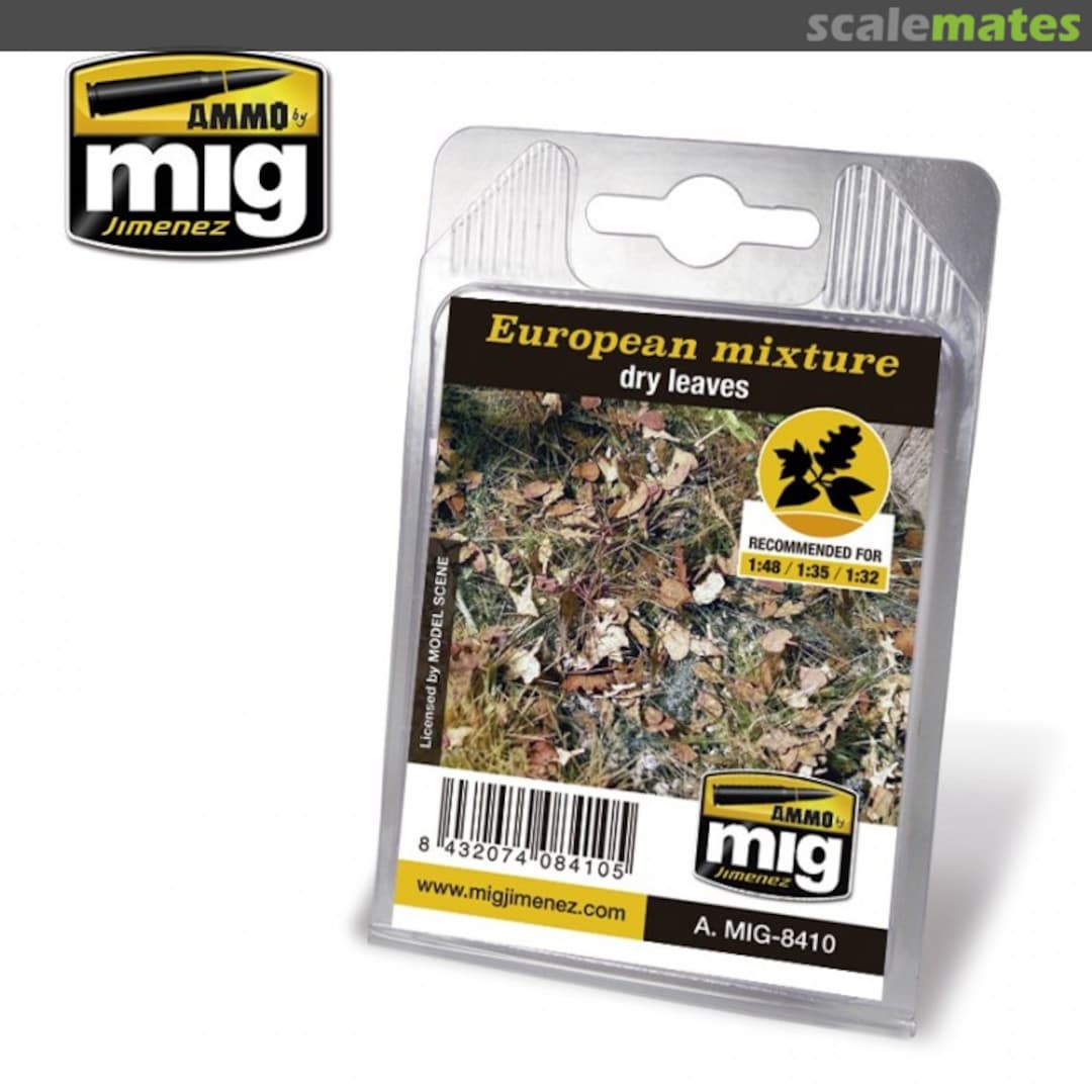 Boxart European Mixture Dry Leaves A.MIG-8410 Ammo by Mig Jimenez Boxart European Mixture Dry Leaves A.MIG-8410 Ammo by Mig Jimenez