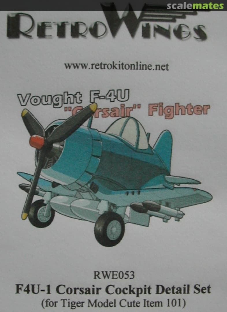 Boxart F4U-1 Corsair Cockpit RWE053 RetroWings Boxart F4U-1 Corsair Cockpit RWE053 RetroWings