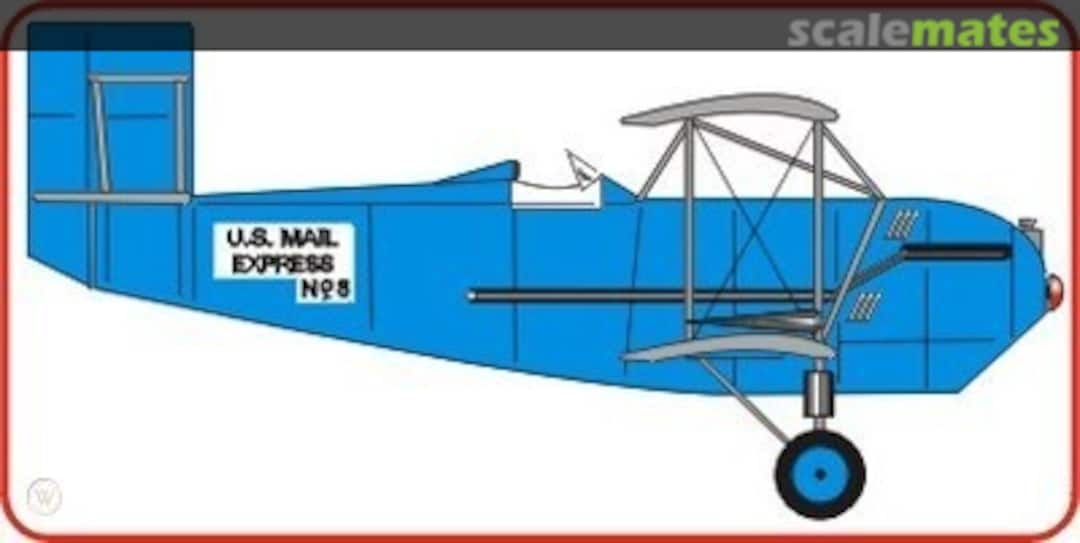 Boxart Curtiss Airmail Biplane 1075 Scale Flight Model Co. Boxart Curtiss Airmail Biplane 1075 Scale Flight Model Co.