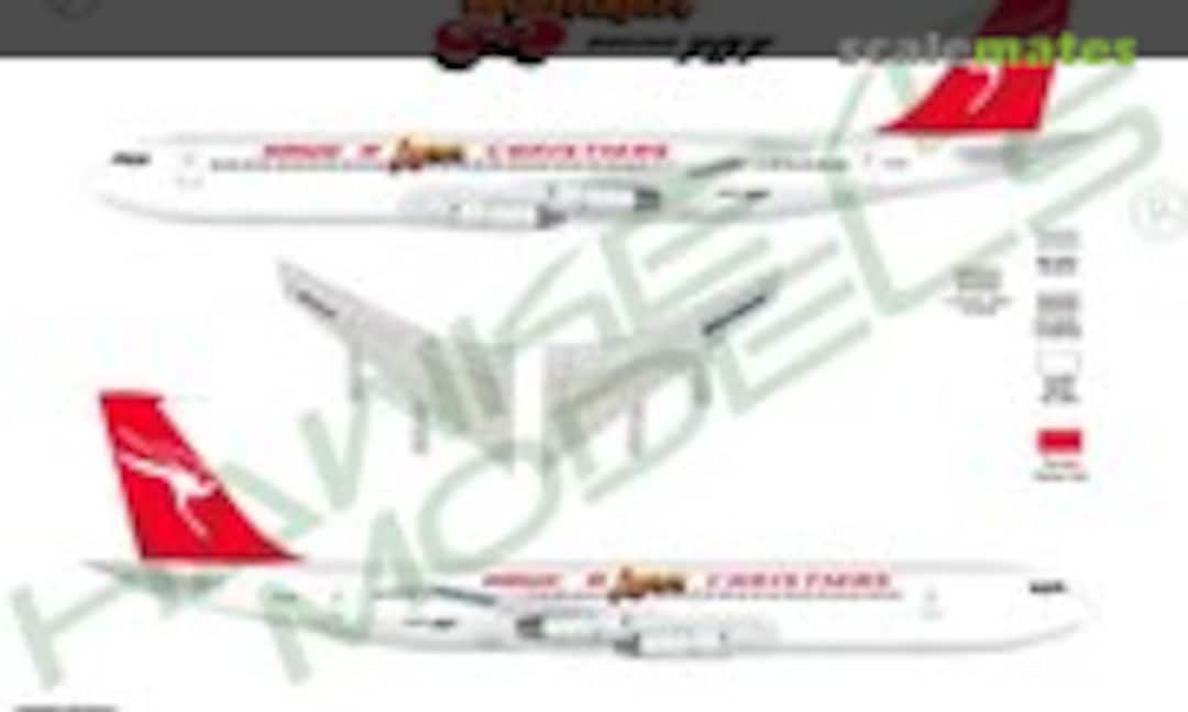1:144 QANTAS 707-338 “HAVE A QANTASTIC CHRISTMAS” (Hawkeye Models CDS-139) CDS-139