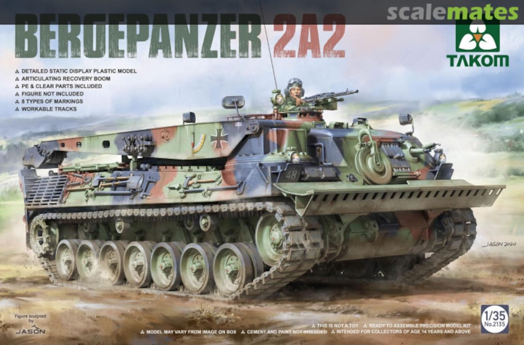 Boxart Bergepanzer 2 A2 2135 Takom