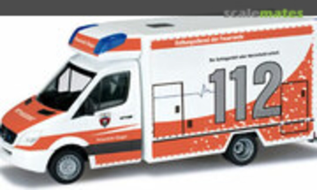 1:87 Mercedes Benz Sprinter RTW Feuerwehr Siegen (Herpa 090674)