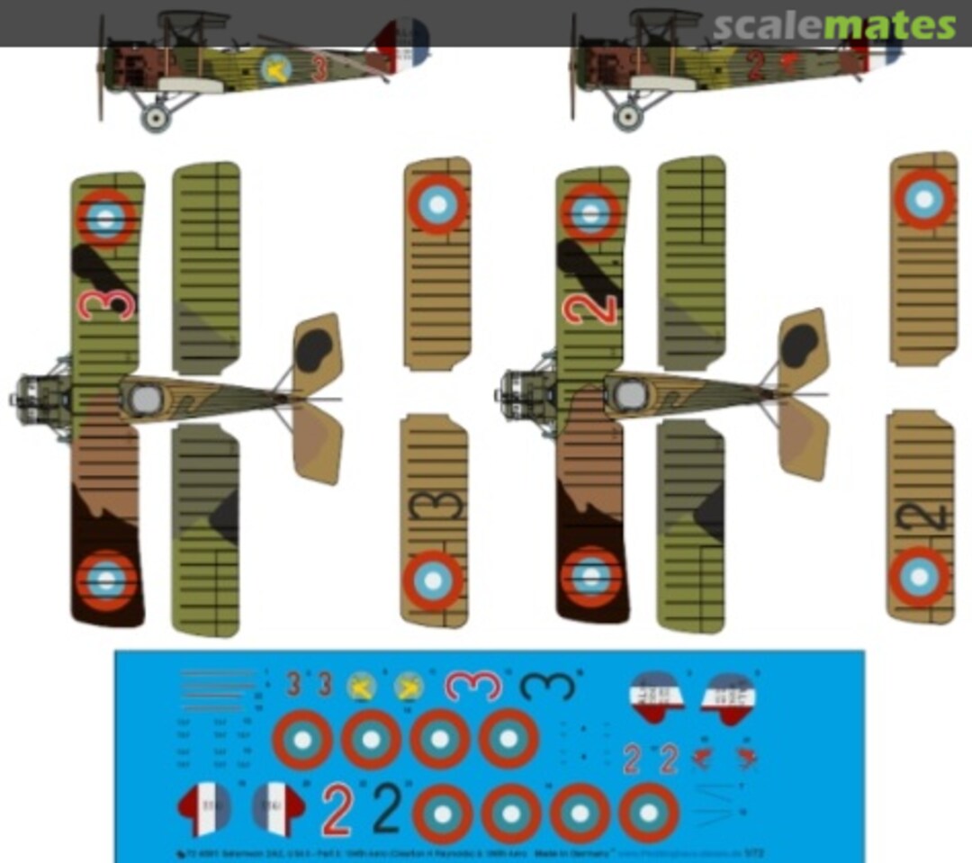 Boxart Salmson 2A2, USAS - Part 3: 104th Aero & 186th Aero 72 4081 Peddinghaus-Decals Boxart Salmson 2A2, USAS - Part 3: 104th Aero & 186th Aero 72 4081 Peddinghaus-Decals