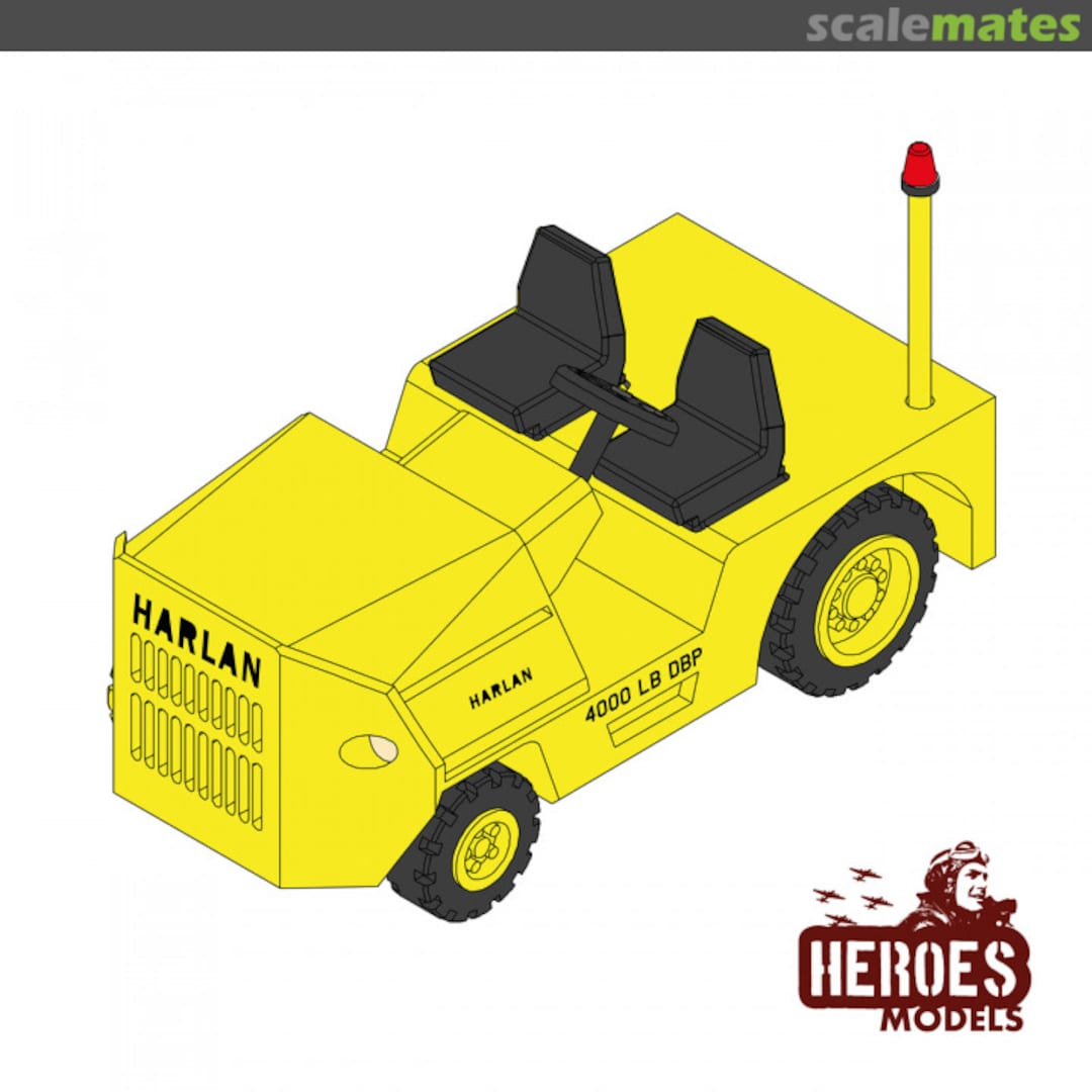 Boxart Harlan HT-40 Tow Tractor HM-K14417 Heroes Models Boxart Harlan HT-40 Tow Tractor HM-K14417 Heroes Models