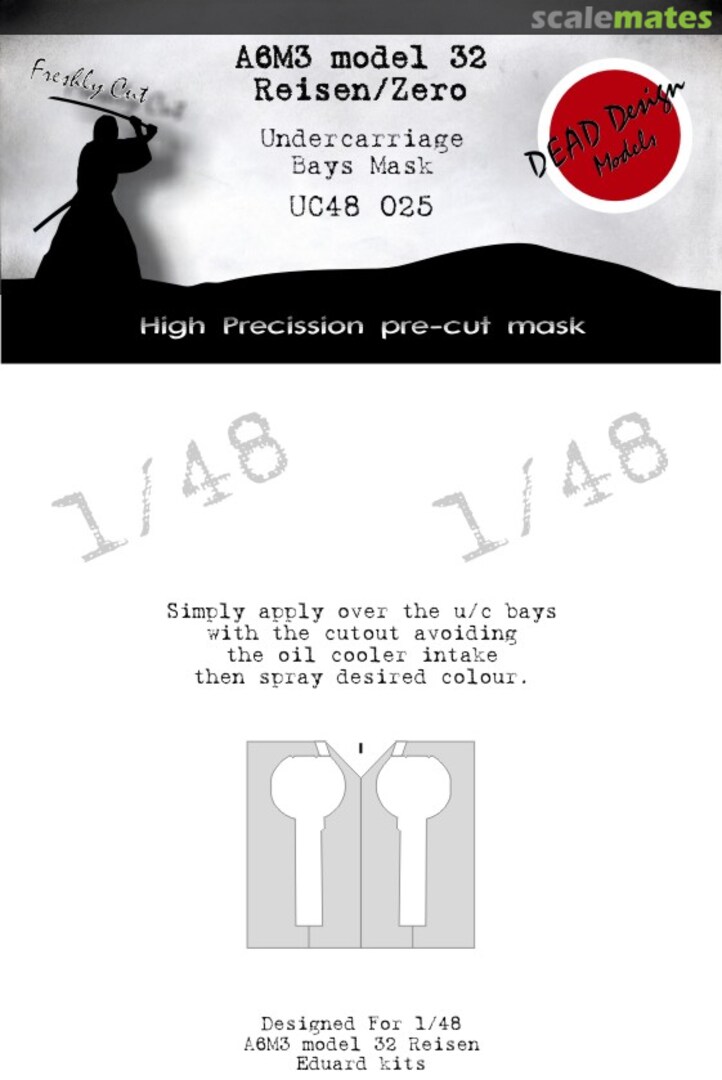 Boxart A6M3 model 32 Reisen UC Bays UC48025 DEAD Design Models Boxart A6M3 model 32 Reisen UC Bays UC48025 DEAD Design Models