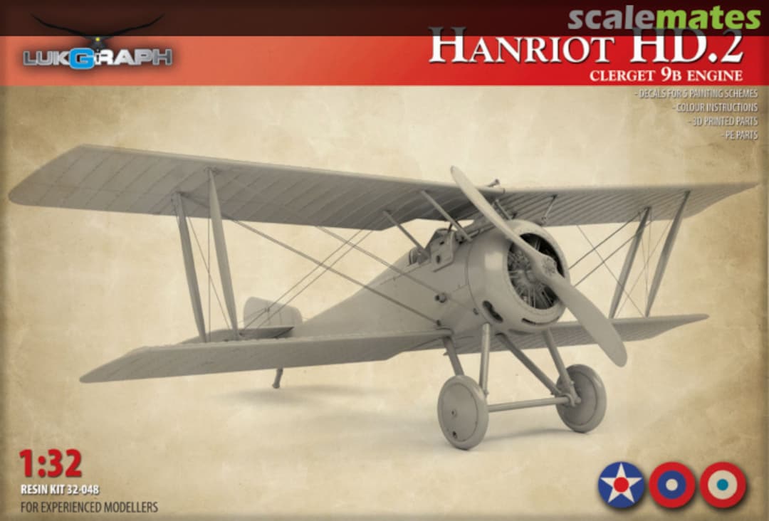 Boxart Hanriot HD.2 32-048 Lukgraph Boxart Hanriot HD.2 32-048 Lukgraph