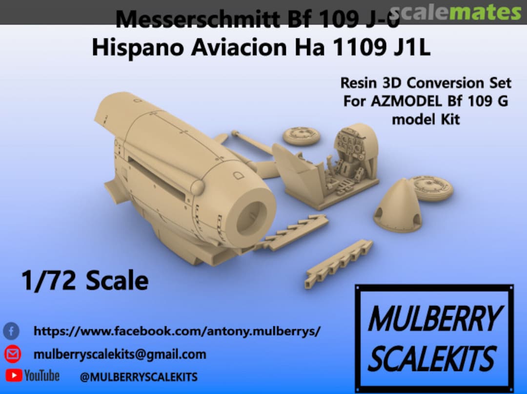 Contents Messerschmitt Bf 109 J-0 Hispano Aviación Ha 1109 J1L Mulberry Scalekits Contents Messerschmitt Bf 109 J-0 Hispano Aviación Ha 1109 J1L Mulberry Scalekits