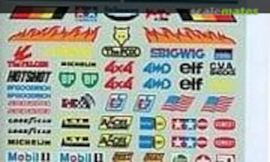 1:32 Dress-Up Sticker Set A (Tamiya 15012)