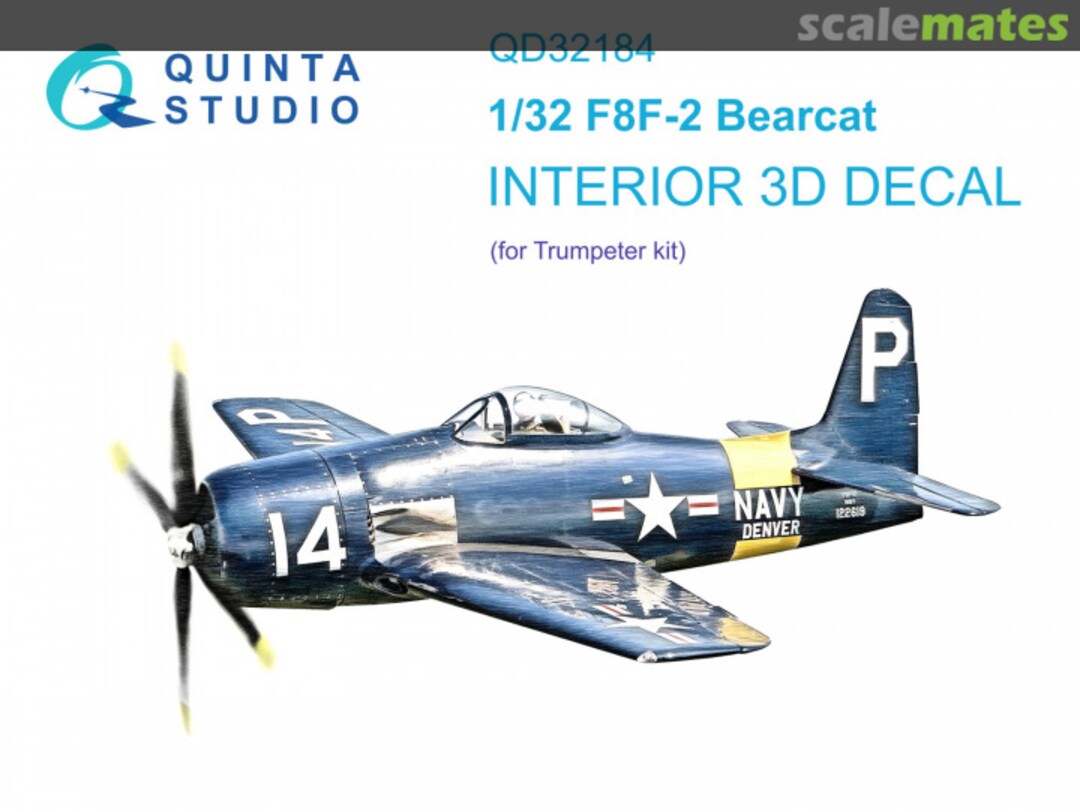 Boxart F8F-2 Bearcat interior 3D decals QD32184 Quinta Studio Boxart F8F-2 Bearcat interior 3D decals QD32184 Quinta Studio