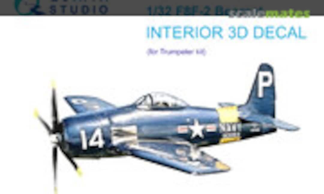 1:32 F8F-2 Bearcat interior 3D decals (Quinta Studio QD32184)