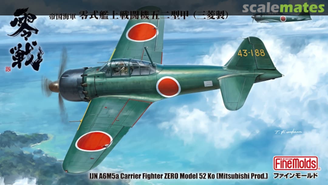 Boxart IJN A6M5a Carrier Fighter Zero Model 52 Ko (Mitsubishi Prod.) FZ03 Fine Molds Boxart IJN A6M5a Carrier Fighter Zero Model 52 Ko (Mitsubishi Prod.) FZ03 Fine Molds