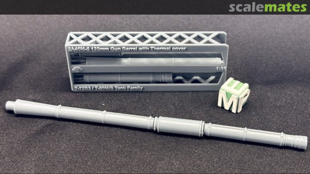 Boxart 2A46M-5 Barrel with Heat Shield (1 Set) 35040882 EMP3d Boxart 2A46M-5 Barrel with Heat Shield (1 Set) 35040882 EMP3d