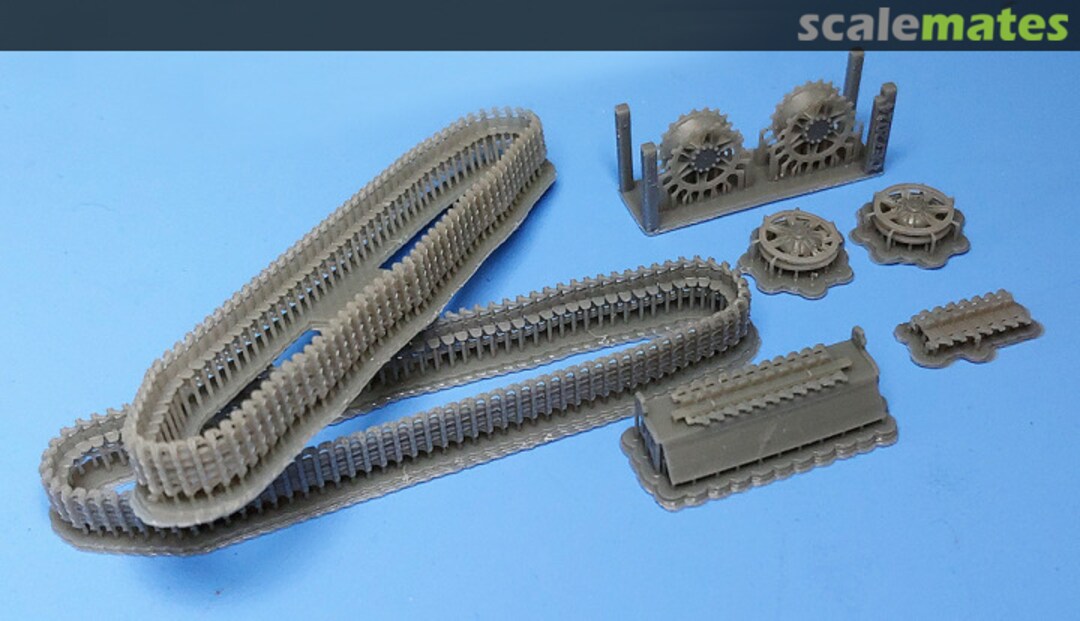 Boxart Panzer IV Ausf.J Late Tracks and Sprockets with spare tracks DE72025 Fat Frog Scale Models