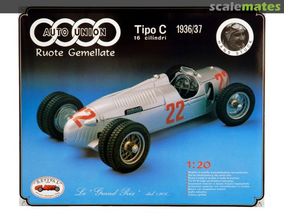 Boxart Auto Union Typo C 16 Cilindri 78102/M Revival Boxart Auto Union Typo C 16 Cilindri 78102/M Revival
