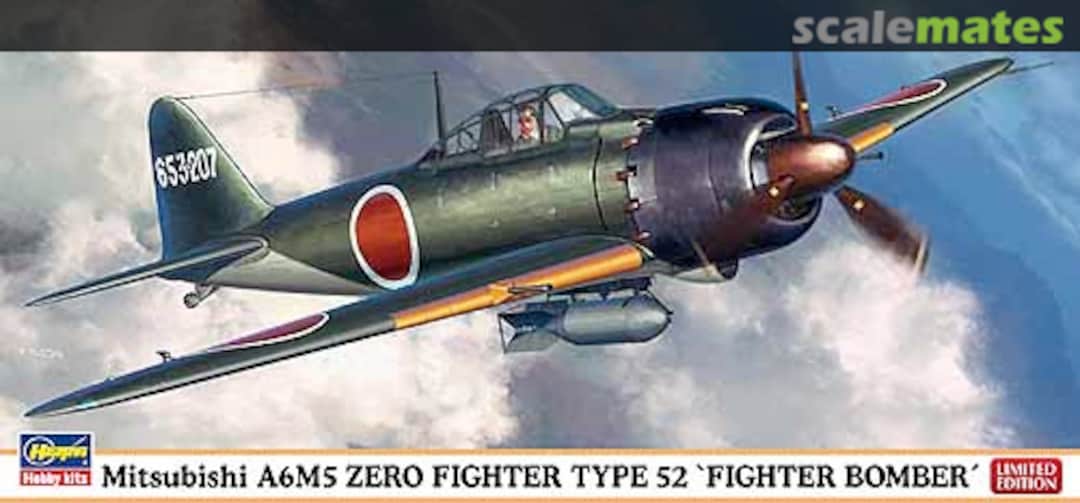 Boxart Mitsubishi A6M5 Zero Fighter Type 52 `Fighter Bomber´ 02019 Hasegawa Boxart Mitsubishi A6M5 Zero Fighter Type 52 `Fighter Bomber´ 02019 Hasegawa