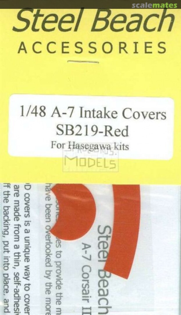 Boxart A-7 Corsair II Red FOD Covers 49019 Steel Beach Boxart A-7 Corsair II Red FOD Covers 49019 Steel Beach