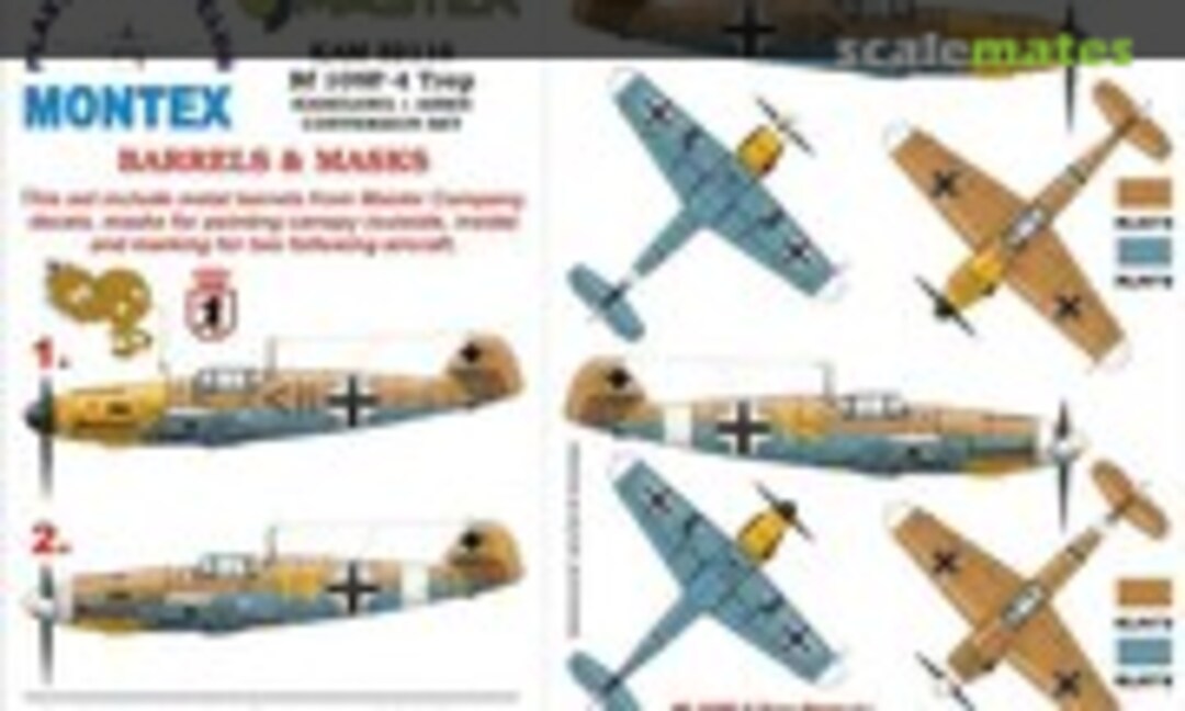 1:32 Bf 109F4 Trop (Montex KAM32116) KAM32116