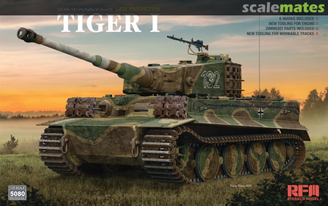 Boxart Tiger I RM-5080 Rye Field Model Boxart Tiger I RM-5080 Rye Field Model